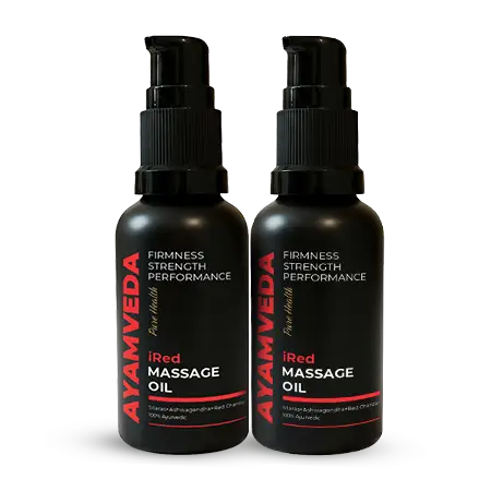 iRed Massage Oil - 2 bottle pack